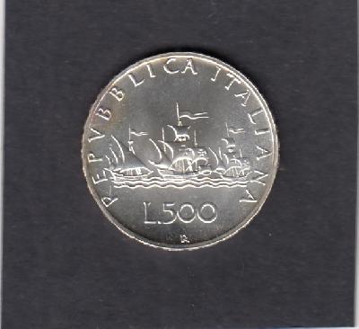 Beschrijving: 500 Lire SHIP  